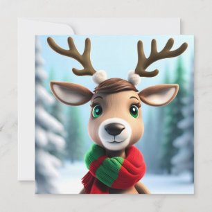 Carte Cute Reindeer