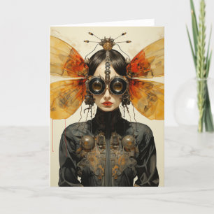 Carte Cute Scifi Bug Lady Toutes Les Occasions
