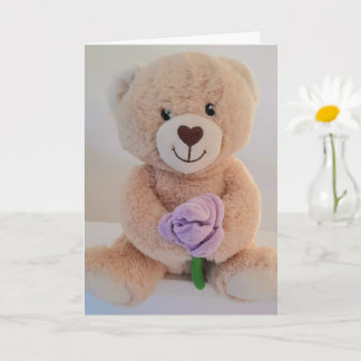 Carte Cute Teddy Bear Congratulations on Your New Baby 
