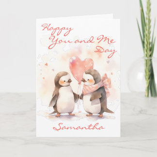 Carte Cute You and Me Penguin