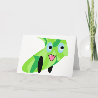 Carte Cutit Kids Art Design Jote Chien Chiot Vert