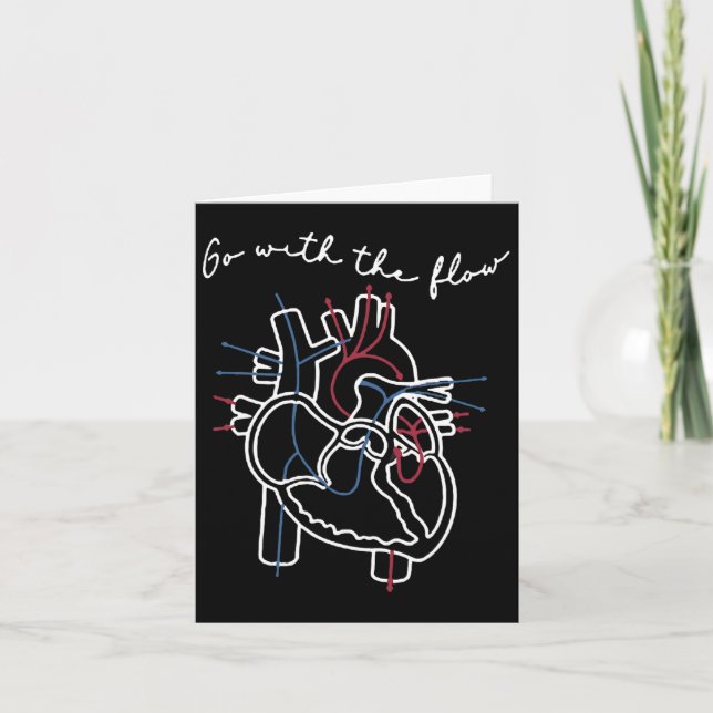 Carte Cvicu Cardiac Infirmière Anatomie Cardiologie Coeu (Devant)