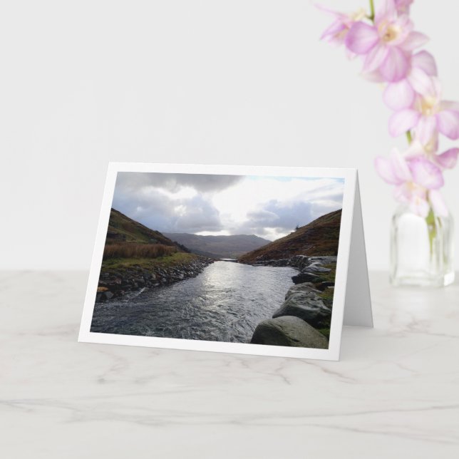 Carte Cwm Llan, Snowdonia, Pays de Galles, Royaume-Uni (Orchidée)