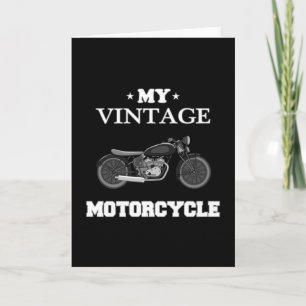 Carte Cycle Biker Bike Funny Vintage Venin Idea