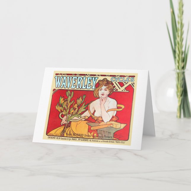 Carte Cycles Waverley, Mucha (Devant)