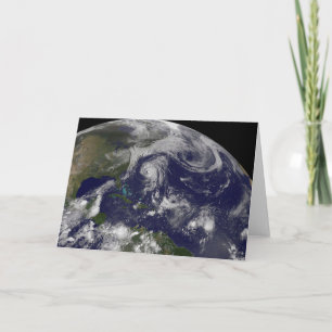 Carte Cyclones Tropicaux Katia, Lee, Maria Et Nate.