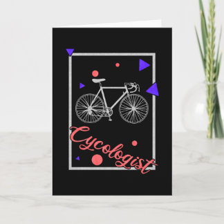 Carte Cycologue Funny Psychology Bike
