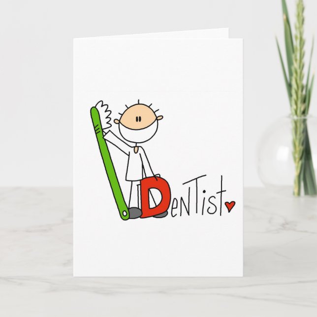 Carte D est pour Dentiste (Devant)