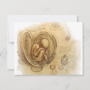Carte da Vinci - Croquis Embryo