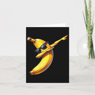 Carte Dab Banana Dancing Dabbing Banana Fruit Meme 1