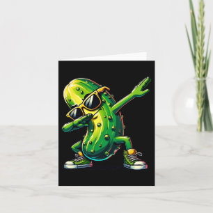 Carte Dabbing Pickle Dancing Cucumber Picker Lover Dab