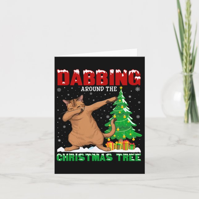 Carte Dabler Autour De L'Arbre De Noël Un (Devant)