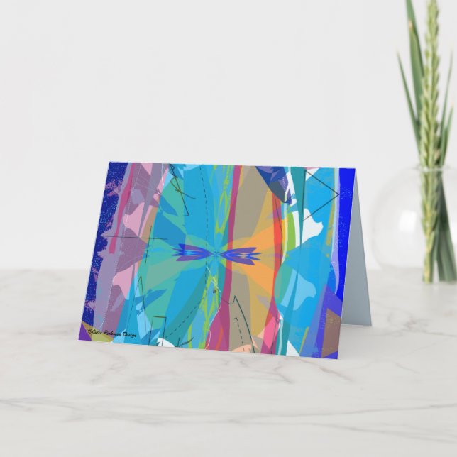 Carte d'abstraction dans le design (Devant)