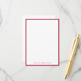 Carte D'accompagnement 2023 Couleur de l'année : Viva Magenta Personnalis