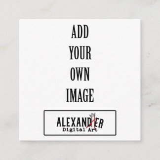 Carte D'accompagnement 2,5x2,5" Étiquette ou