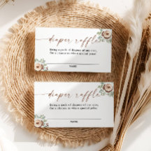 A Baby Is Brewing Baby Shower Diaper Raffle