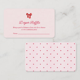 Carte D'accompagnement A Little Sweetheart Valentine Coquette Baby Shower