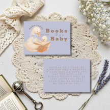 A Silly Goose Livres pour bébé Baby Shower Bleu Bé
