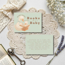 A Silly Goose Livres pour Bébé Baby Shower Vert