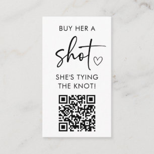 Carte D'accompagnement Achetez-lui une prise Elle lie le code QR du noeud