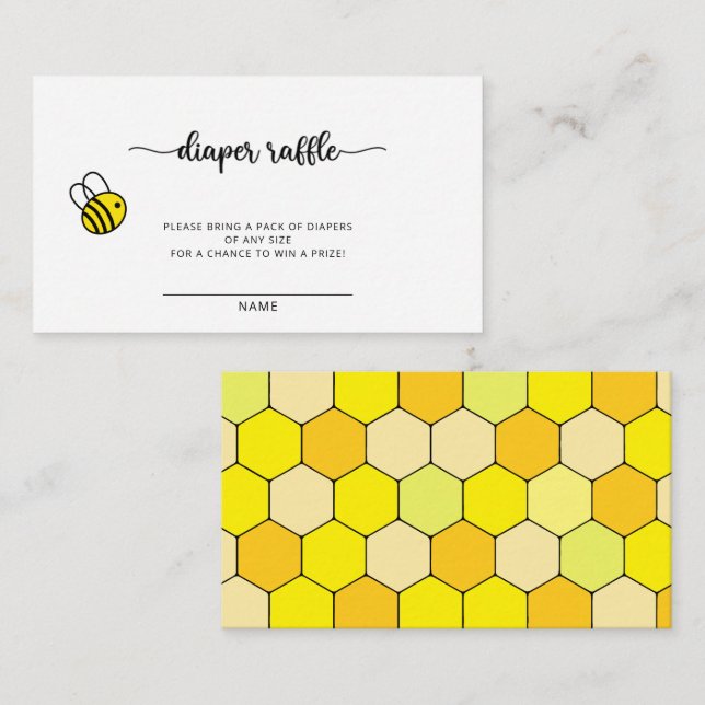 Carte D'accompagnement Adulte comme peut être diaper billet de tombola (Devant / Derrière)