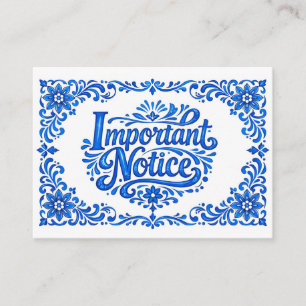 Carte D'accompagnement Adultes seulement !💙🍋 Romance Azul & Limone 