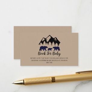 Carte D'accompagnement Adventure Await Bears Kraft Baby Book Demande