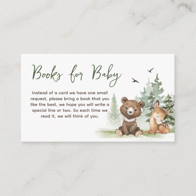 Carte D'accompagnement Adventure Begin Woodland Animals Livres pour bébé (Devant)