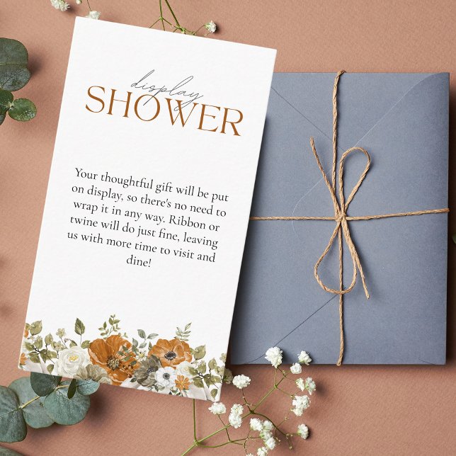 Carte D'accompagnement Afficher la douche chute dans l'amour Fête des mar (Créateur téléchargé)