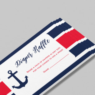 Carte D'accompagnement Ahoy C'est un garçon Baby shower nautique Déchets 