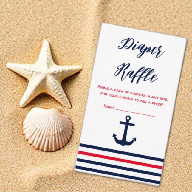 Carte D'accompagnement Ahoy C'est un garçon Baby shower nautique Déchets  (Créateur téléchargé)