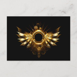 Carte D'accompagnement Ailes de Steampunk