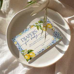 Carte D'accompagnement Amalfi Coast Méditerranéen Lait Déchets de Citron 