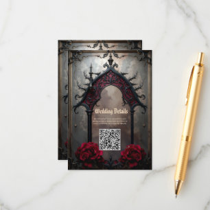 Carte D'accompagnement Amour Éternel Gothique