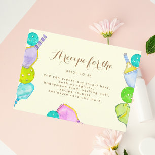 Carte D'accompagnement Amoureux de sport Aquarelle  Thème de mariage Pick