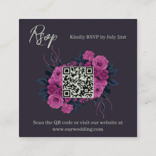 Carte D'accompagnement Amoureux gothiques romantiques de budget Code QR R