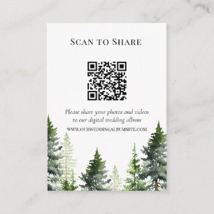 Carte D'accompagnement Analyser pour partager des photos de Mariage de fo