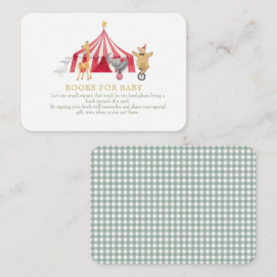 Carte D'accompagnement Animaux de cirque Livres pour bébé 