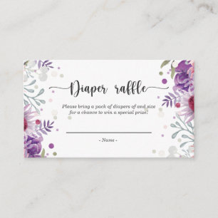 Carte D'accompagnement Aquarelle Couleur rose florale et couche de couche