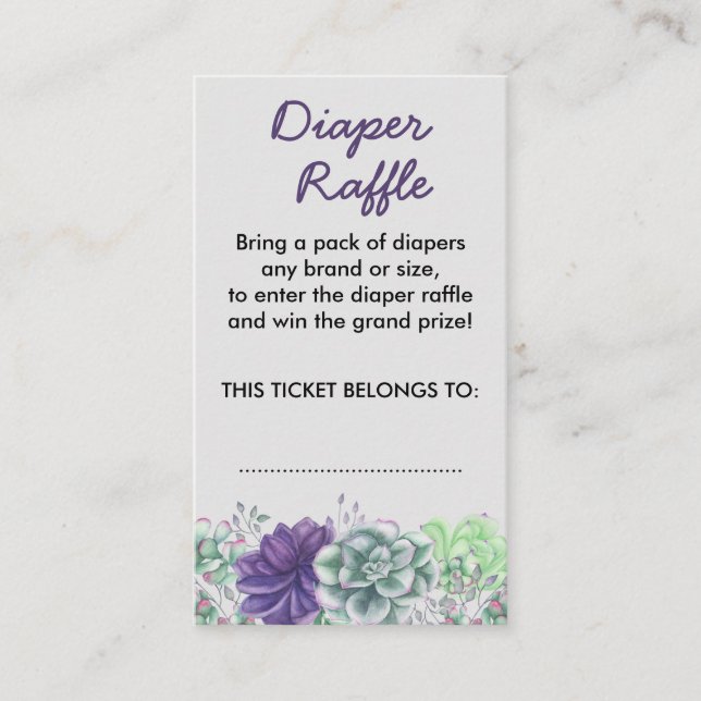 Carte D'accompagnement Aquarelle de fraise de couches Baby shower de succ (Devant)
