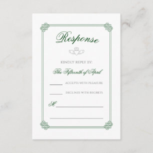 Carte D'accompagnement Aquarelle Destination : Irlande RSVP