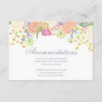 Aquarelle Floral Jardin Mariage Crest