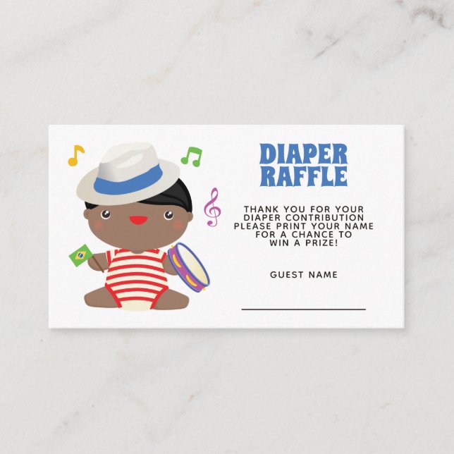 Carte D'accompagnement Aquarelle Pilote Teddy Bear Diaper Raffin Enclosur (Devant)