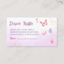 Aquarelle rose mignonne Baby shower Déchets Raffin