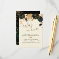 Aquarelle Vert Roses Mesures de sécurité