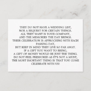 Carte D'accompagnement Arbre monétaire / Envoi d'invitation de bien d'att