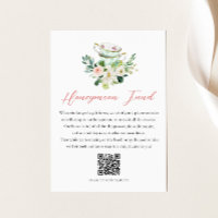 ARIA Tea Party Mariage Honeymoon Fund Souhaite