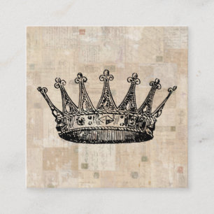 Carte D'accompagnement Arrière - plan d'art royal et de timbres d'âge Vin