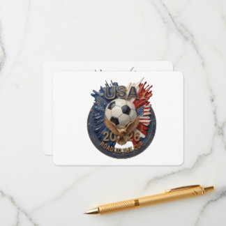 Carte D'accompagnement Art de fan de football américain | Illustration | 