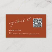 ArtsApp QR Code rouille Orange Registre Calligraph